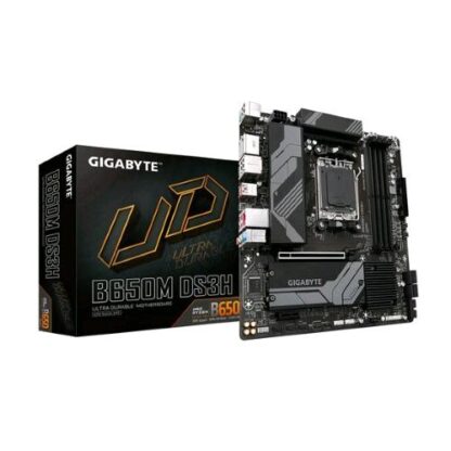 GIGABYTE B650M DS3H SCHEDA MADRE AMD B650 MICRO ATX 2xM.2 4xSATA III SK AM5 HDMI DISPLAYPORT NERO