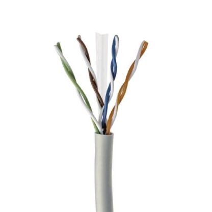 MACH POWER CAVO DI RETE MATASSA FTP CAT6 305mt RAME 0,56mm 23AWG PVC CPR GRIGIO