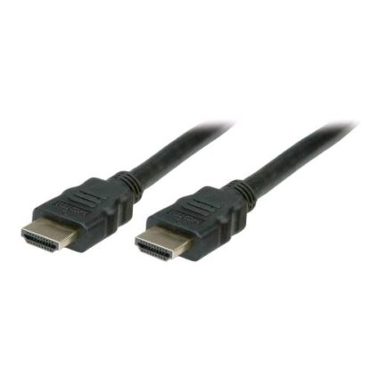 ROLINE/VALUE CAVO HDMI ULTRA HD + ETHERNET 4K 3D HDR 2160p UHD-1 MASCHIO/MASCHIO 1 MT NERO