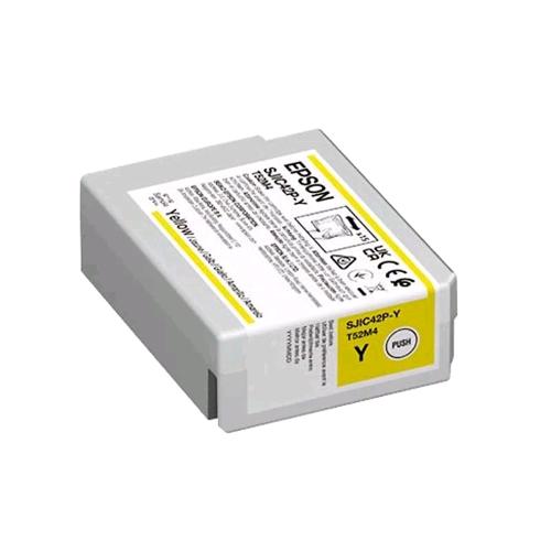 EPSON SJIC42P-Y CARTUCCIA INCHIOSTRO GIALLO ORIGINALE 50 ML PER ColorWorks CW-C4000E (BK), CW-C4000E (MK)