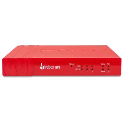 WATCHGUARD FIREBOX NV5 FIREWALL NETWORK VPN GATEWAY SD-WAN SUPPORT 3 x1GB INTERFACCE ETHERNET CON 5 ANNI STANDARD SUPPORT