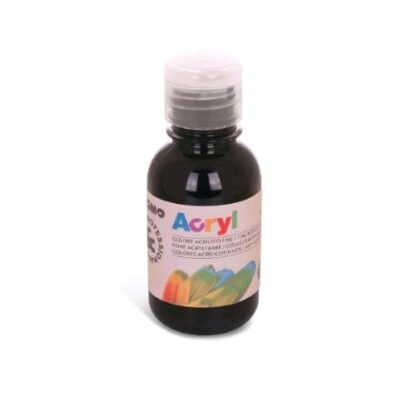 PRIMO COLORE ACRILICO FINE FLACONE DA 125ML NERO