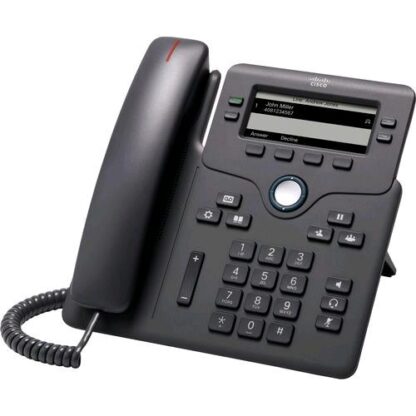 CISCO IP PHONE 6851 TELEFONO VoIP SIP SRTP 4 LINEE 2 x Rete (RJ-45) PoE