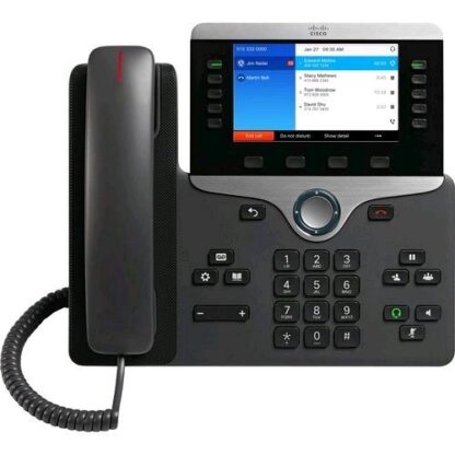 CISCO IP PHONE 8841 TELEFONO VOIP SIP, RTCP, RTP, SRTP, SDP 5 LINEE 2 x Rete (RJ-45) - PoE Ports