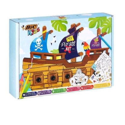 BIC MY PIRATE KIT PER COLORARE COLORI ASSORTITI CONF 47 Pz.