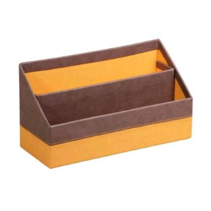 RHODIA PORTADOCUMENTI DA SCRIVANIA IN SIMILPELLE 25X10X31 CM MARRONE