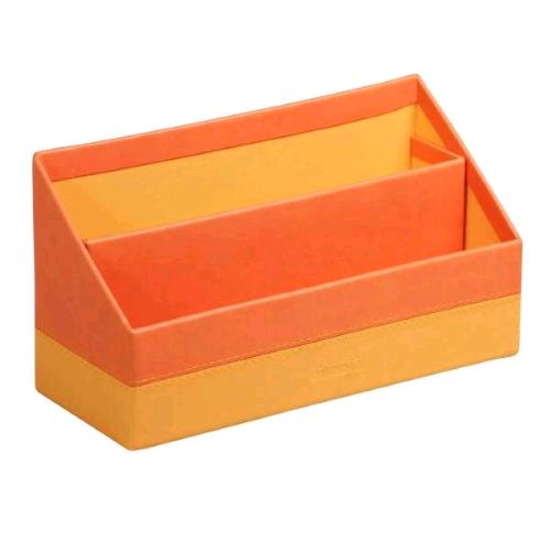 RHODIA PORTADOCUMENTI DA SCRIVANIA IN SIMILPELLE 25X10X31 CM MANDARINO
