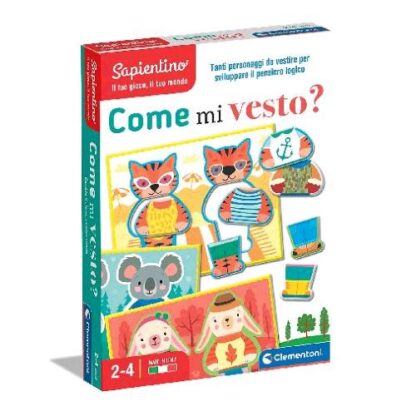 CLEMENTONI SAPIENTINO COME MI VESTO ? GIOCO EDUCATIVO