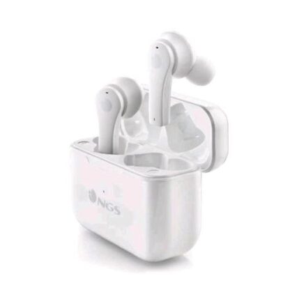 NGS ARTICA BLOOM AURICOLARI ON-EAR TWS BLUETOOTH COMANDI TOUCH CUSTODIA DI RICARICA USB-C WHITE