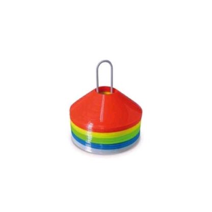 CWR CONO A DISCO CON BASE METALLICA COLORI ASSORTITI CONF 50 Pz.