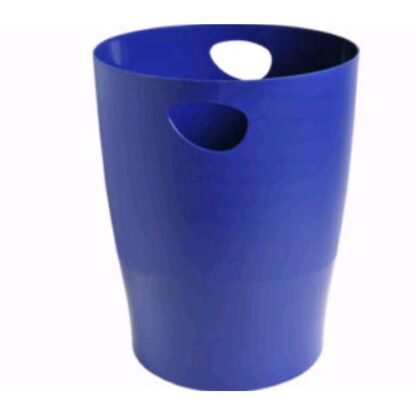 EXACOMPTA ECOBIN CESTINO GETTACARTE IN PLASTICA 15 LT BLU