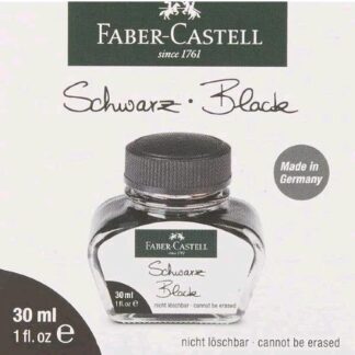 FABER CASTELL INCHIOSTRO IN BOCCETTA DA 30 ML NERO