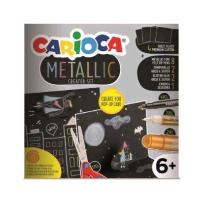 CARIOCA METALLIC POP UP CREATOR TECNICHE SECCHE KIT CREATIVO