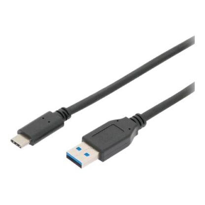 DIGITUS CAVO USB 3.1 GEN2 DA USB-C MASCHIO A USB-A MASCHIO 1 MT NERO