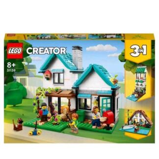 LEGO CREATOR CASA ACCOGLIENTE 3 IN 1 CON 3 MINIFIGURE