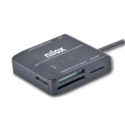 NILOX NXMCRUSBC01 MINI LETTORE MEMORY CARD DA USB TYPE-C A COMPACT FLASH I/II MEMORY STICK/DUO/PRO/ MICROSD MMC SECUR DIGITAL XD