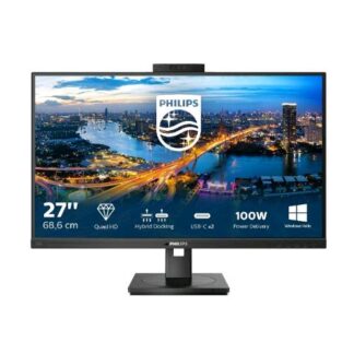 PHILIPS B LINE 27" LED IPS QUAD HD 16:9 75Hz 4MS WEBCAM 2MP MICROFONO INCORPORATOCONTRASTO 1.000:1 HUB USB HDMI DISPLAYPORT USB-C 100W ALTOPARLANTI INCORPORATI NERO