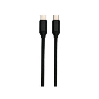 MEDIACOM MD-C101 CAVO RICARICA DA USB-C A USB-C MASCHIO/MASCHIO 60 W 1 MT NERO