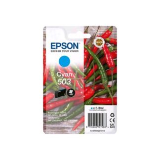 EPSON 503 CARTUCCIA INK CIANO 3.3 ML PER Expression Home XP-5200, XP-5205; WorkForce WF-2960DWF, WF-2965DWF 165 PAGINE BLISTER CON ALLARME