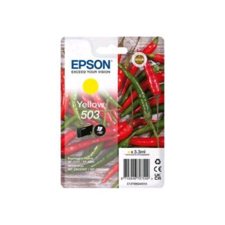EPSON 503 CARTUCCIA INK GIALLO 3.3 ML PER Expression Home XP-5200, XP-5205; WorkForce WF-2960DWF, WF-2965DWF 165 PAGINE BLISTER CON ALLARME