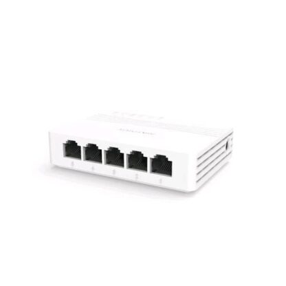 HIKVISION DS-3E0508D-E SWITCH NON GESTITO 8 PORTE GIGABIT 10/100/1000 BIANCO