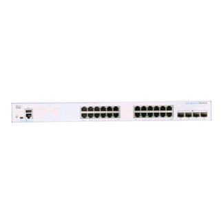 CISCO BUSINESS 350 SERIES CBS350-24T-4X-EU SWITCH GESTITO L3 24 x 10/100/1000 + 4 x 10 Gigabit SFP+ MONTABILE SU RACK