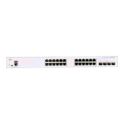 CISCO BUSINESS 350 SERIES CBS350-24T-4X-EU SWITCH GESTITO L3 24 x 10/100/1000 + 4 x 10 Gigabit SFP+ MONTABILE SU RACK