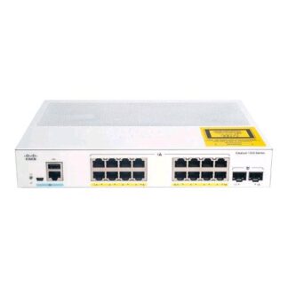 CISCO CATALYST 1000 C1000-16P-E-2G-L SWITCH GESTITO 8 x 10/100/1000 (PoE+) + 8 x 10/100/1000 + 2 x Gigabit SFP (uplink) PoE+ (120 W) MONTABILE SU RACK