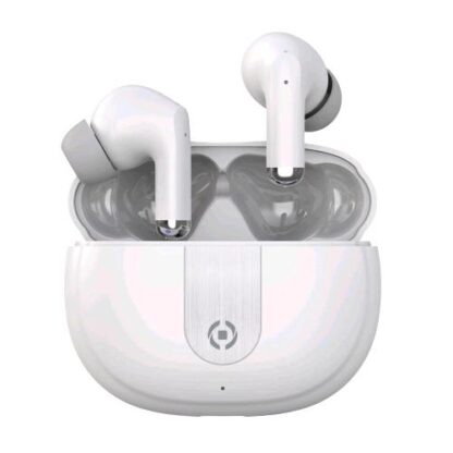 CELLY ULTRASOUND AURICOLARI BLUETOOTH IN-EAR TRUE WIRELESS NOISE CANCELLING CON CUSTODIA DI RICARICA WHITE