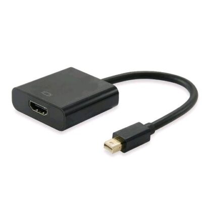 EQUIP 133434 ADATTATORE DA MINI DISPLAYPORT A HDMI M-F BLACK