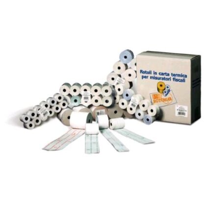 ROTOMAR ROTOLI IN CARTA TERMICA PER REGISTRATORE DI CASSA 70 mm X 48 MT ANIMA 12 mm CONF 10 Pz.