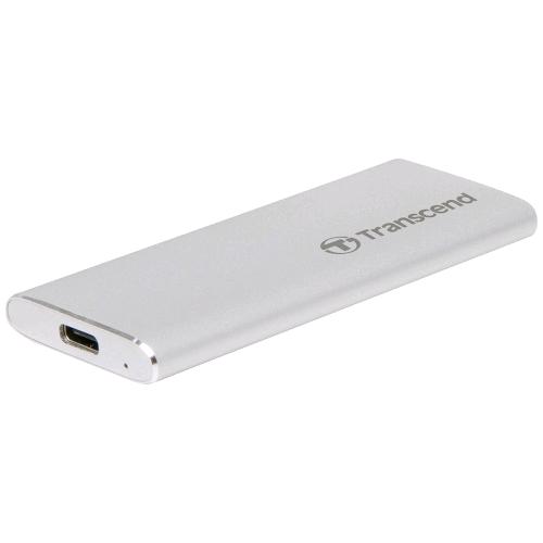 TRANSCEND ESD260C SSD ESTERNO 500GB USB-C 3.2 Gen 2 ARGENTO