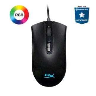 HP HYPERX PULSEFIRE CORE MOUSE GAMING USB RGB SENSORE OTTICO PIXART 3327 6.200 DPI