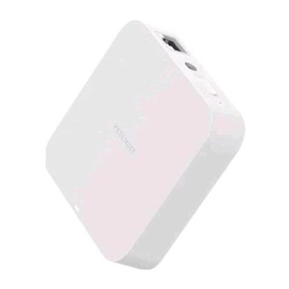 YEELIGHT YLWG01YL GATEWAY MESH, SUPPORTO BLUETOOTH WIRELESS HUB DUAL MODE COMPATIBILE CON HOMEKIT MIJIA DISTANZA DI TRASMISSIONE 40 METRI SMART CONTROL BIANCO