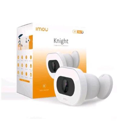 IMOU IPC-F88FIP KNIGHT TELECAMERA DA SORVEGLIANZA IP WI-FI 4K ULTRA DH DA INTERNO/ESTERNO SENSORE CMOS 8MP 15 FPS MICROFONO SPEAKER RIFLETTORE E SIRENA SLOT MICRO SD BIANCO