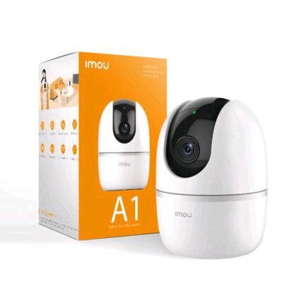 IMOU A1 IPC-A42P-B TELECAMERA SORVEGLIANZA IP WI-FI 2K+ RILEVAMENTO UMANO AUDIO BIDIREZIONALE TRACCIAMENTO DI MOVIMENTO CON SIRENA COMPATIBILE CON ALEXA ROTAZIONE A 360 SLOT MICRO SD BIANCO