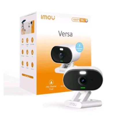 IMOU VERSA IPC-C22FP TELECAMERA DA VIDEOSORVEGLIANZA IP WI-FI FULLHD 2MP DA INTERNO/ESTERNO IP65 CON SIRENA E FARETTO VISIONE NOTTURNA A COLORI SLOT MICRO SD BIANCO