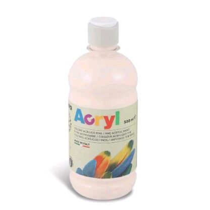 PRIMO TEMPERA ACRILICA FLACONE DA 500 ML ROSA