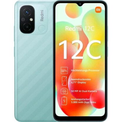 XIAOMI REDMi 12C DUAL SIM 6.71" OCTA CORE 64GB RAM 3GB 4G LTE ITALIA MINT GREEN