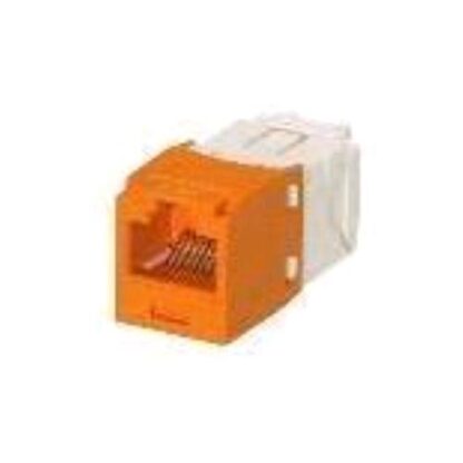 PANDUIT PRESA MINI-COM RJ-45 UTP CAT.6 ARANCIO