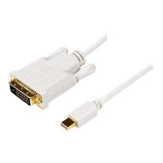 STARTECH CAVO CONVERTITORE ADATTATORE DA MINI DISPLAYPORT A DVI-D MASCHIO/MASCHIO 91 cm VITI A SERRAGGIO MANUALE BIANCO