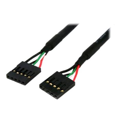 STARTECH CAVO INTERNO USB IDC 5 PIN COLLETTORE SCHEDA MADRE FEMMINA/FEMMINA 45 CM