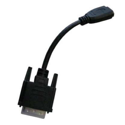 NILOX ADATTATORE DA HDMI FEMMINA A DVI-D 24+1 pin MASCHIO 15 cm NERO