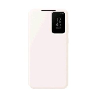 SAMSUNG GALAXY S23 PLUS CASE SMART VIEW WALLET ORIGINALE CREMA