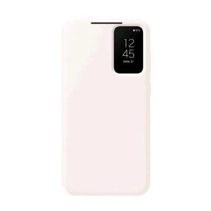 SAMSUNG GALAXY S23 PLUS CASE SMART VIEW WALLET ORIGINALE CREMA