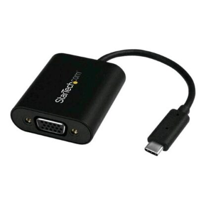 STARTECH ADATTATORE DA USB-C MASCHIO A VGA CON SWITCH MODALITA' PRESENTAZIONE NERO