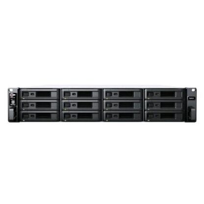 SYNOLOGY RACKSTATION RS2423+ NAS CHASSIS RACK 2U AMD RYZEN V1780B 3.35GHz RAM 8GB-12 BAY HDD/SSD 2.5"/3.5"-LAN 10/100/1000/10000 Mbps COLORE NERO/GRIGIO