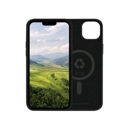 DBRAMANTE 1928 MONACO APPLE iPHONE 14 PLUS CUSTODIA MAGSAFE IN PLASTICA RICICLATA NERO