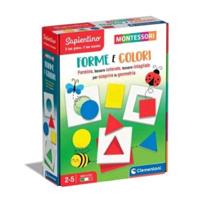CLEMENTONI SAPIENTINO MONTESSORI FORME E COLORI GIOCO EDUCATIVO