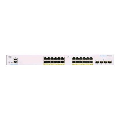 CISCO BUSINESS 250 SERIES CBS250-24P-4X-EU SWITCH GESTITO L3 24 x 10/100/1000 (PoE+) + 4 x 10 Gigabit SFP+ PoE+ (195 W) MONTABILE SU RACK
